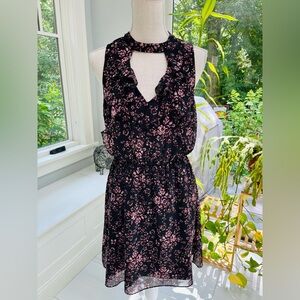 BCBGeneration ruffled floral dress
